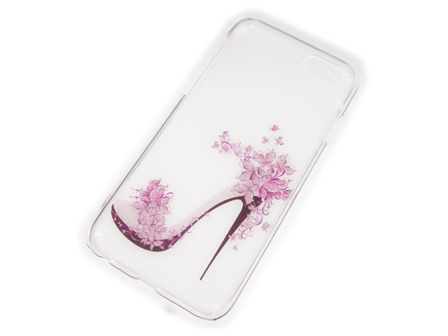 Чехол Yotrix Aquarelle для Apple iPhone 6 (Shoes pink, пластиковый)