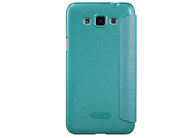 Чехол Nillkin Sparkle Leather Case для Samsung Galaxy Grand Max SM-G720 (голубой, винилискожа)