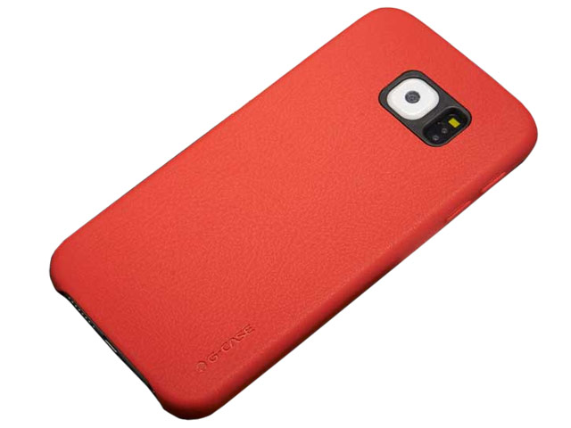 Чехол G-Case Noble Series для Samsung Galaxy S6 SM-G920 (красный, кожаный)