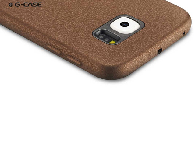 Чехол G-Case Noble Series для Samsung Galaxy S6 SM-G920 (красный, кожаный)