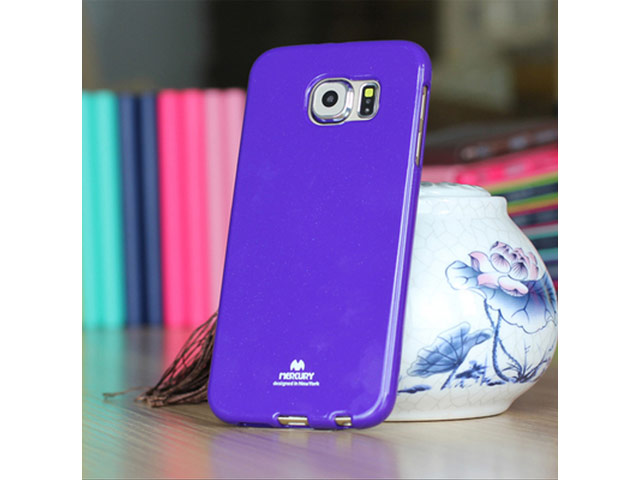 Чехол Mercury Goospery Jelly Case для Samsung Galaxy S6 SM-G920 (фиолетовый, гелевый)