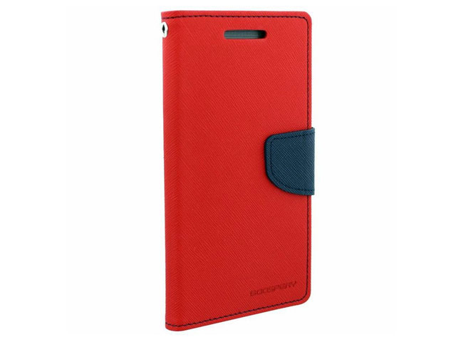 Чехол Mercury Goospery Fancy Diary Case для HTC One M9 (красный, винилискожа)