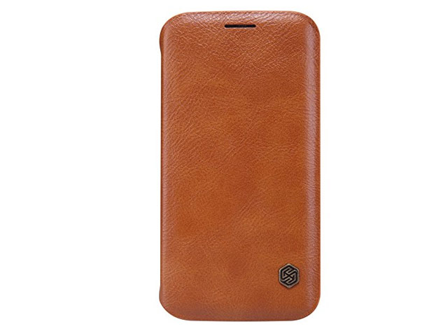 Чехол Nillkin Qin leather case для Samsung Galaxy S6 edge SM-G925 (коричневый, кожаный)