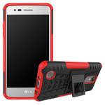 Чехол Yotrix Shockproof case для LG K8 2017 (красный, пластиковый)